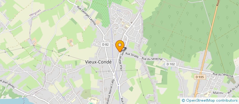 localisation de l'entreprise MONSIEUR PHILIPPE DE DEKEN à VIEUX-CONDE
