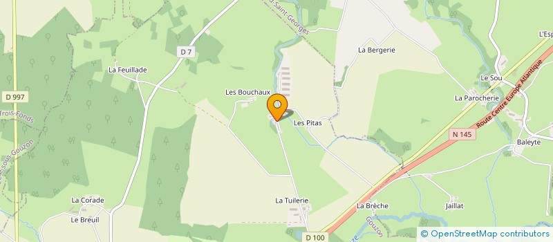 localisation de l'entreprise MONSIEUR PHILIPPE DE DREUILLE à GOUZON