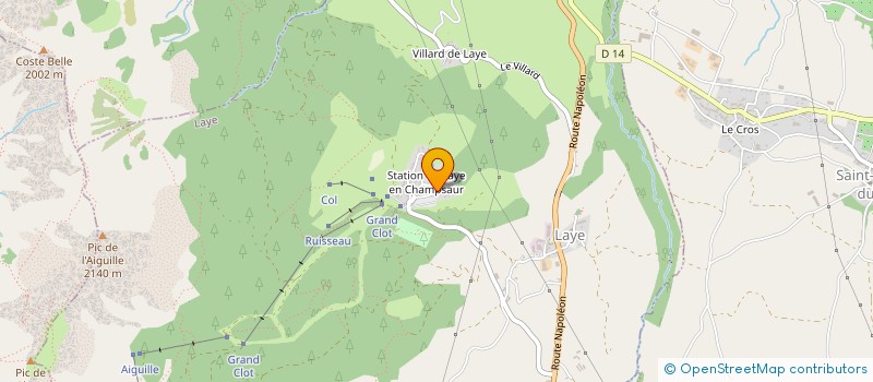 localisation de l'entreprise MONSIEUR PHILIPPE DE GAETANO  LAYE