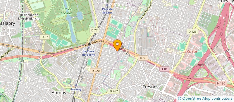 localisation de l'entreprise MONSIEUR PHILIPPE DE GARRIGUES à ANTONY