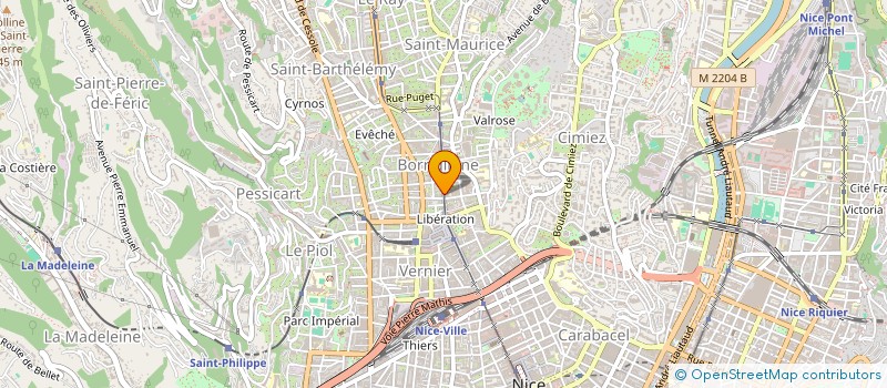 localisation de l'entreprise MONSIEUR PHILIPPE DE GEORGES à NICE