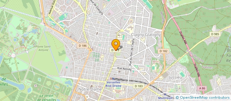localisation de l'entreprise MONSIEUR PHILIPPE DE KUYPER à VERSAILLES