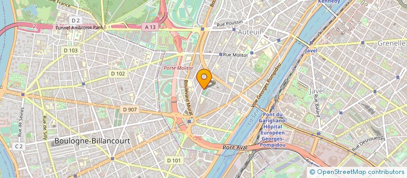 localisation de l'entreprise MONSIEUR PHILIPPE DE LA FOURNIERE à PARIS