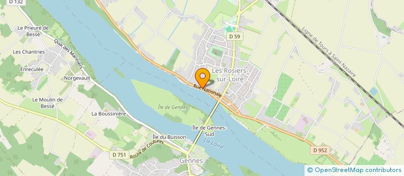 localisation de l'entreprise MONSIEUR PHILIPPE DE LA ROCHE à GENNES-VAL-DE-LOIRE