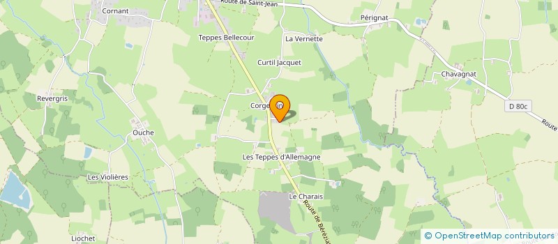 localisation de l'entreprise MONSIEUR PHILIPPE DE LA VAISSIERE  SAINT-ETIENNE-SUR-REYSSOUZE