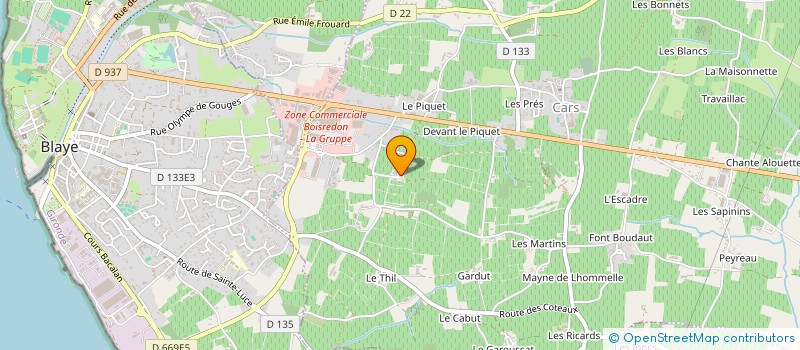 localisation de l'entreprise MONSIEUR PHILIPPE DE LAGARCIE  CARS