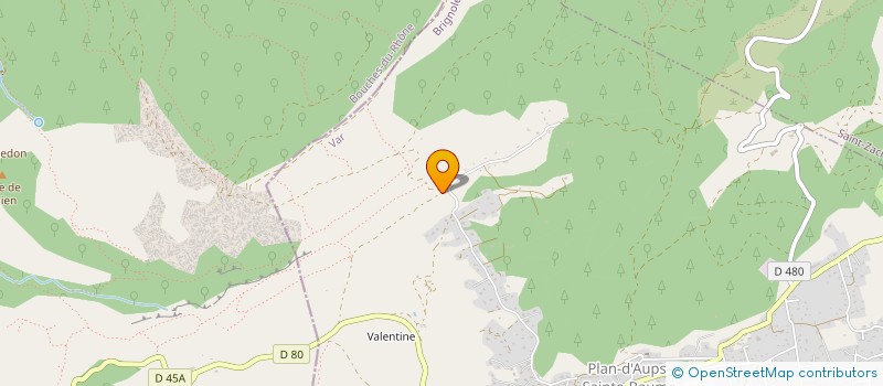 localisation de l'entreprise MONSIEUR PHILIPPE DE MARCO  PLAN D'AUPS SAINTE BAUME