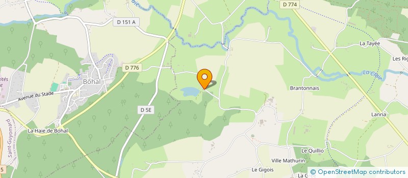 localisation de l'entreprise MONSIEUR PHILIPPE DE MONTFORT  PLEUCADEUC