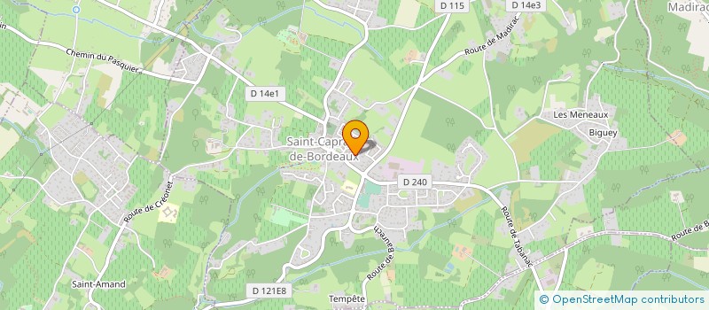 localisation de l'entreprise MONSIEUR PHILIPPE DE OLIVEIRA GINJA  SAINT-CAPRAIS-DE-BORDEAUX