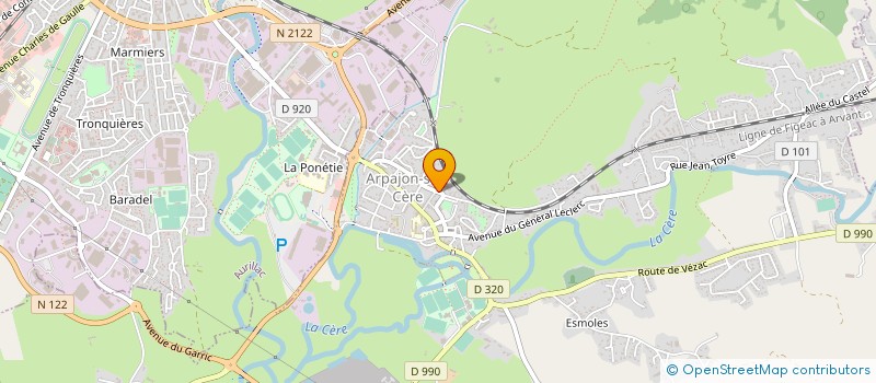 localisation de l'entreprise MONSIEUR PHILIPPE DE PASSEFONS à ARPAJON-SUR-CERE