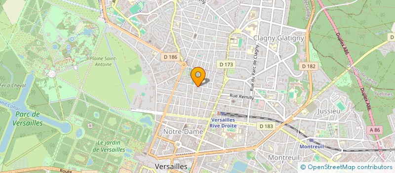 localisation de l'entreprise MONSIEUR PHILIPPE DE PINS à VERSAILLES
