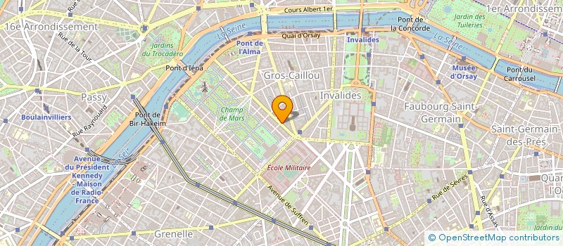 localisation de l'entreprise MONSIEUR PHILIPPE DE POULPIQUET DE BRESCANVEL  PARIS