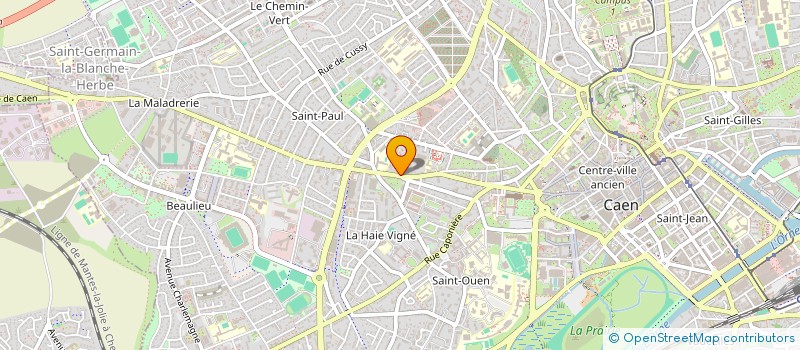 localisation de l'entreprise MONSIEUR PHILIPPE DE RADIGUES à CAEN
