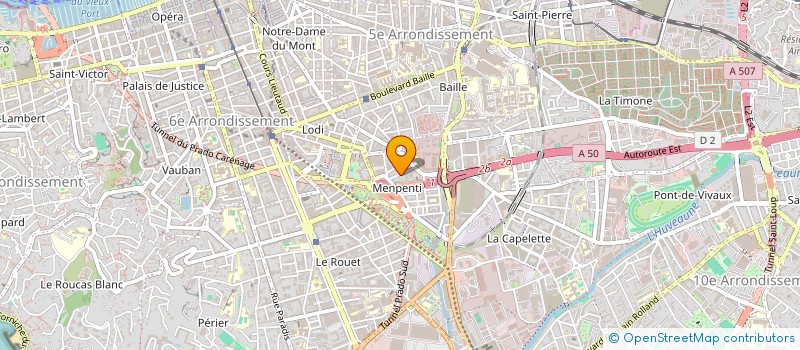 localisation de l'entreprise MONSIEUR PHILIPPE DE RUTA  MARSEILLE