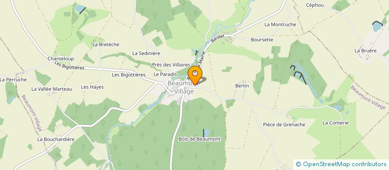 localisation de l'entreprise MONSIEUR PHILIPPE DE WITTE  BEAUMONT-VILLAGE