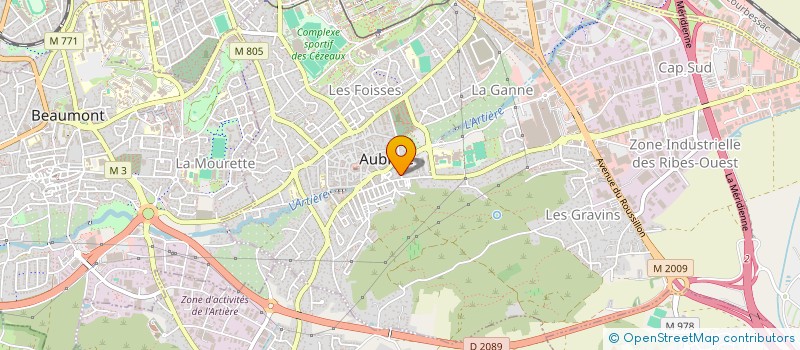 localisation de l'entreprise MONSIEUR PHILIPPE DEAT  AUBIERE