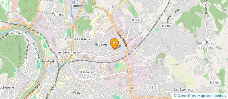 localisation de l'entreprise MONSIEUR PHILIPPE DEBARD à ALES
