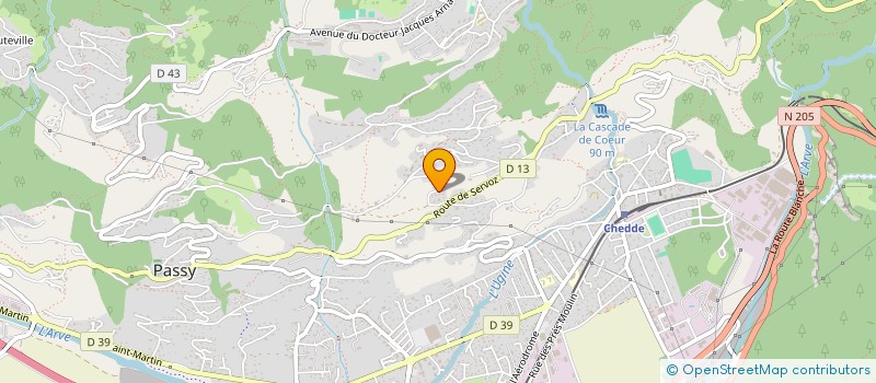 localisation de l'entreprise MONSIEUR PHILIPPE DEBERNARDI  PASSY