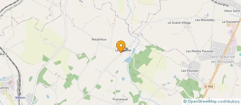 localisation de l'entreprise MONSIEUR PHILIPPE DEBET  NEXON