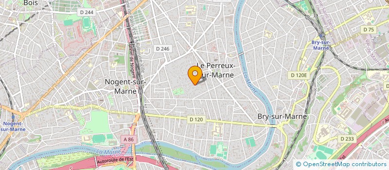 localisation de l'entreprise MONSIEUR PHILIPPE DEBOUIT à LE PERREUX-SUR-MARNE
