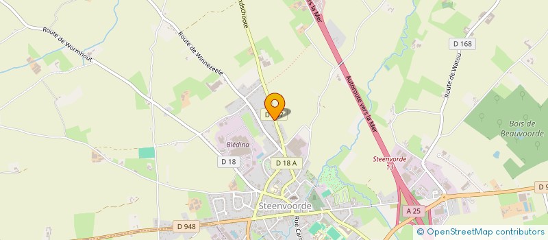 localisation de l'entreprise MONSIEUR PHILIPPE DEBRUYNE  STEENVOORDE