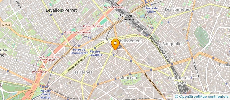 localisation de l'entreprise MONSIEUR PHILIPPE DEBURCK  MEUDON