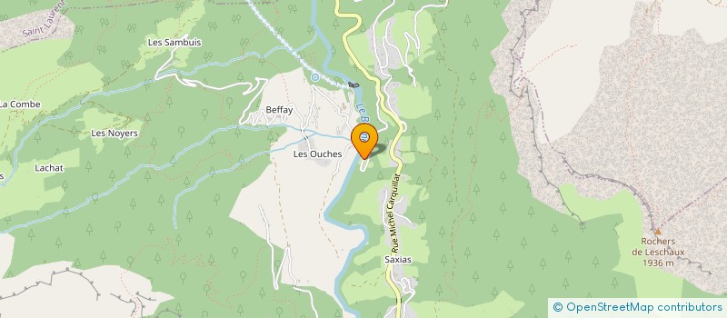 localisation de l'entreprise MONSIEUR PHILIPPE DECHAMBOUX  GLIERES-VAL-DE-BORNE