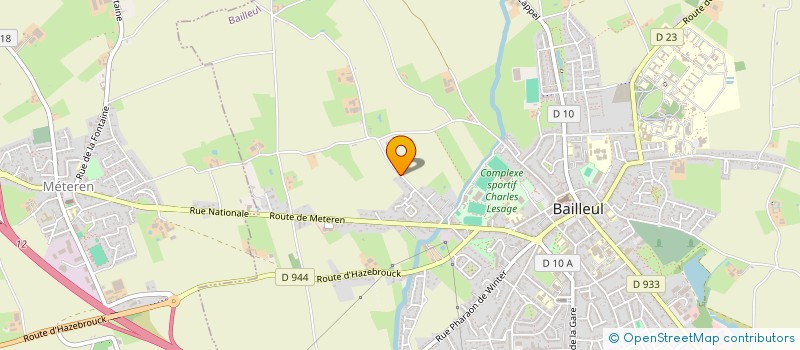 localisation de l'entreprise MONSIEUR PHILIPPE DECHERF à BAILLEUL