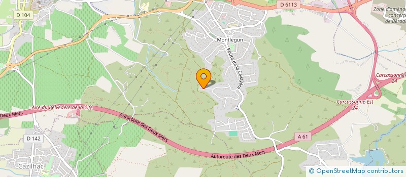 localisation de l'entreprise MONSIEUR PHILIPPE DECLERCQ  CARCASSONNE