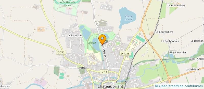 localisation de l'entreprise MONSIEUR PHILIPPE DECONINCK  CHATEAUBRIANT