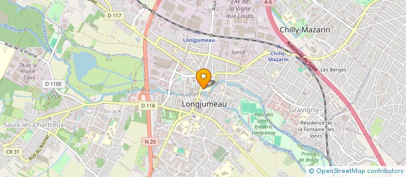 localisation de l'entreprise MONSIEUR PHILIPPE DECOTTIGNIES à LONGJUMEAU