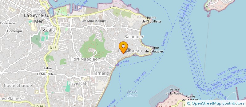 localisation de l'entreprise MONSIEUR PHILIPPE DEFLANDRE à LA SEYNE-SUR-MER