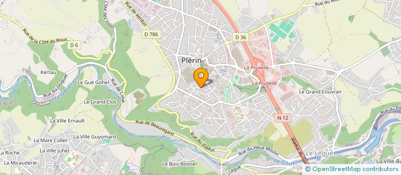 localisation de l'entreprise MONSIEUR PHILIPPE DEFRENE à PLERIN