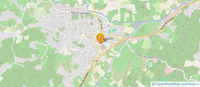 localisation de l'entreprise MONSIEUR PHILIPPE DEGEN  COGOLIN