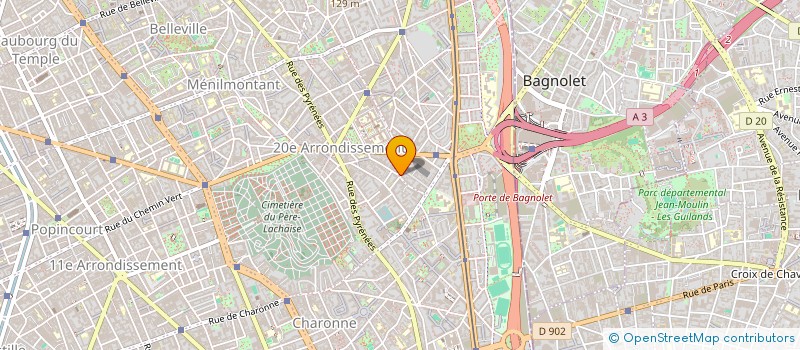 localisation de l'entreprise MONSIEUR PHILIPPE DEGENNE  PARIS