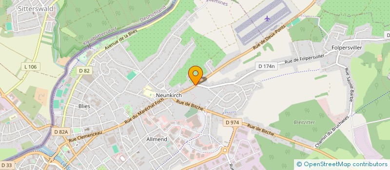 localisation de l'entreprise MONSIEUR PHILIPPE DEGOTT  SARREGUEMINES