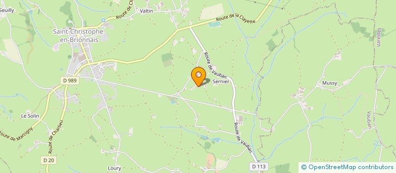 localisation de l'entreprise MONSIEUR PHILIPPE DEGUEURCE  SAINT-CHRISTOPHE-EN-BRIONNAIS