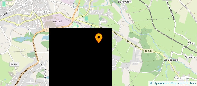 localisation de l'entreprise MONSIEUR PHILIPPE DEGUILHEM  COMMENTRY