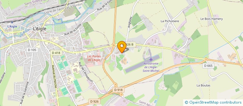 localisation de l'entreprise MONSIEUR PHILIPPE DEGUY à SAINT-SULPICE-SUR-RISLE