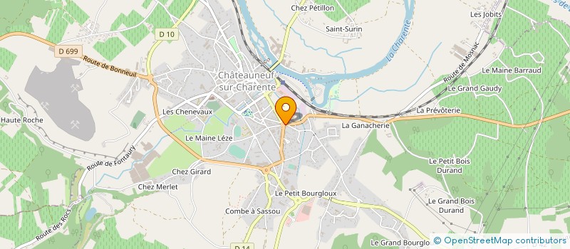 localisation de l'entreprise MONSIEUR PHILIPPE DEJEAN BOUYER à CHATEAUNEUF-SUR-CHARENTE