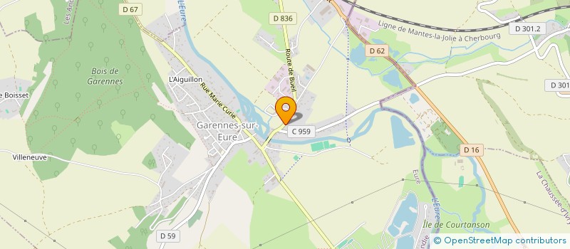 localisation de l'entreprise MONSIEUR PHILIPPE DEJOIE  GARENNES-SUR-EURE