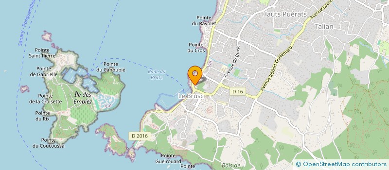 localisation de l'entreprise MONSIEUR PHILIPPE DEJOU à SIX-FOURS-LES-PLAGES