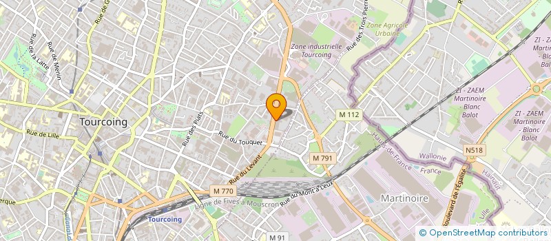 localisation de l'entreprise MONSIEUR PHILIPPE DEKUYSSCHE à TOURCOING