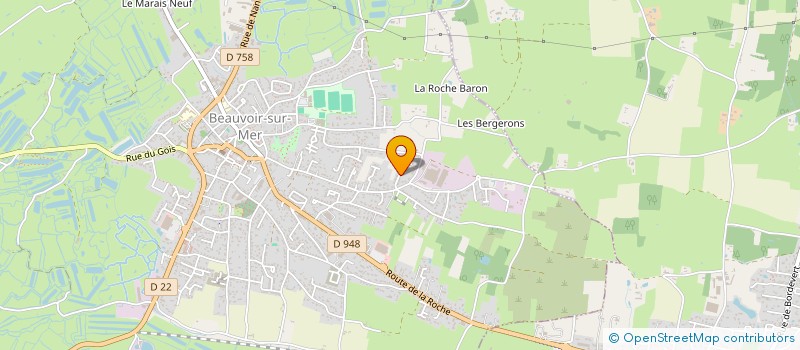 localisation de l'entreprise MONSIEUR PHILIPPE DELAGNEAU à BEAUVOIR-SUR-MER