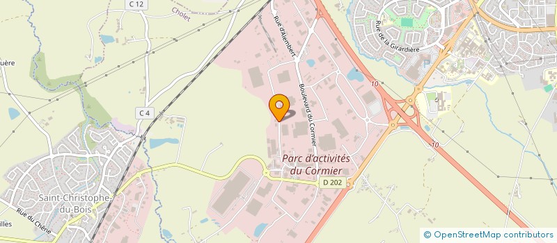 localisation de l'entreprise MONSIEUR PHILIPPE DELAHAYE à CHOLET