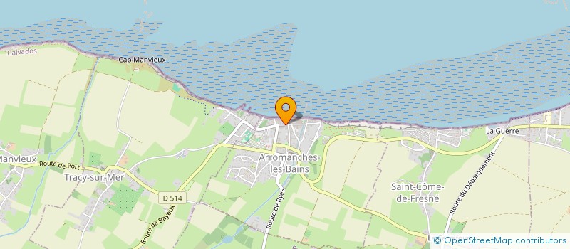 localisation de l'entreprise MONSIEUR PHILIPPE DELAHAYE à ARROMANCHES-LES-BAINS