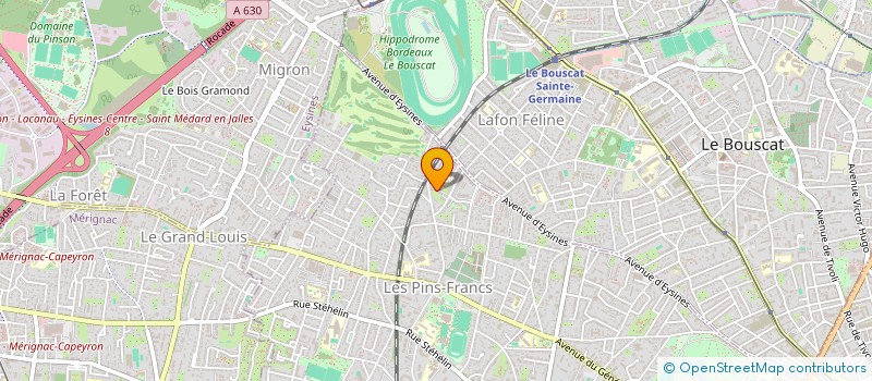 localisation de l'entreprise MONSIEUR PHILIPPE DELAHAYE à BORDEAUX