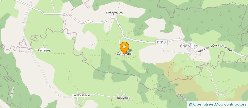 localisation de l'entreprise MONSIEUR PHILIPPE DELAIR à CHAZELLES