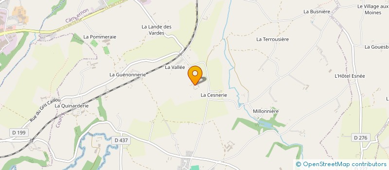 localisation de l'entreprise MONSIEUR PHILIPPE DELAMARE  LA VENDELEE