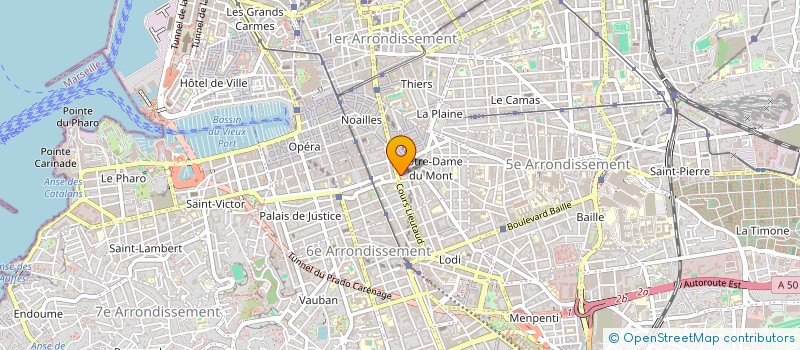 localisation de l'entreprise MONSIEUR PHILIPPE DELANGLADE  MARSEILLE